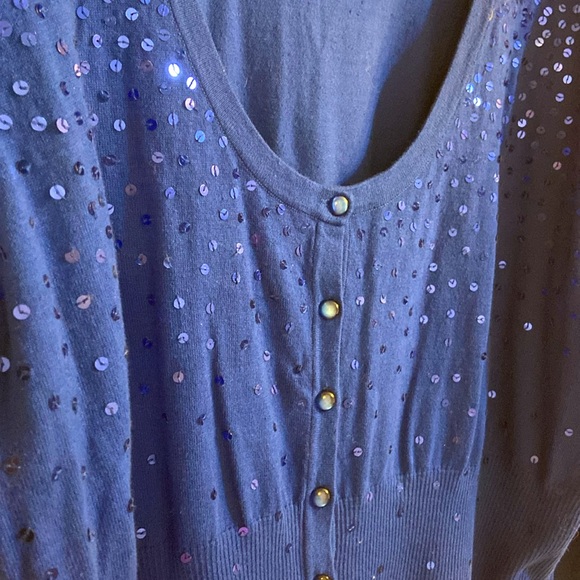 26-28W Gorgeous Lane Bryant Sweater with Sequin Detail - Picture 2 of 7